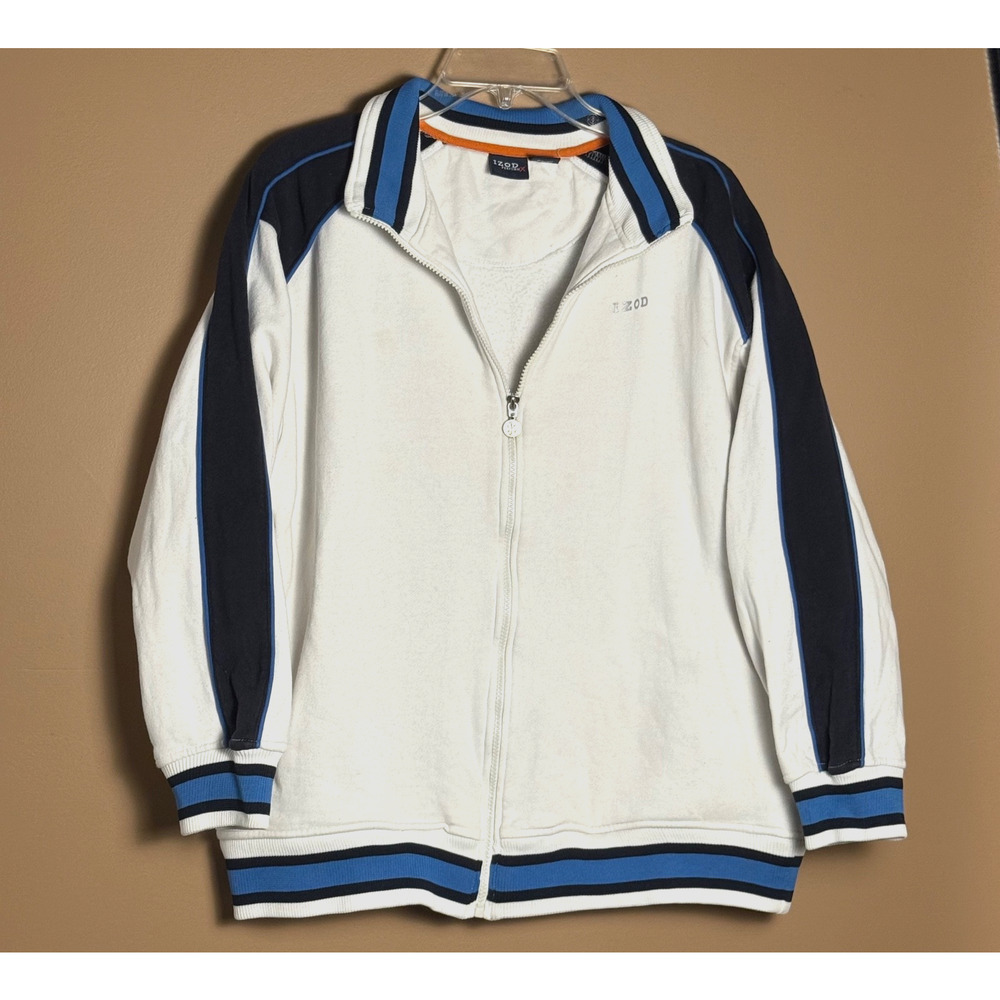 Vintage IZOD Sweatshirt Womens PerformX Sportswear Full Zip Size XL